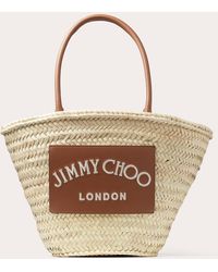 Jimmy Choo - Medium Beach Basket Tote Bag - Lyst