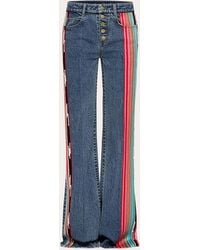 Hellessy - Omar Grosgrain Straight-Leg Jeans - Lyst