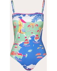 Verde Limon - Sumatra Careyes One-Piece Polyester - Lyst