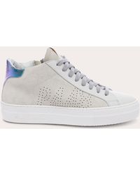 P448 - Thea Suede Mid-top Sneaker - Lyst