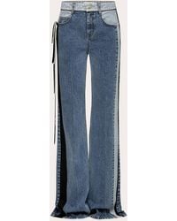 Hellessy - Ben Satin Ribbon Straight-Leg Jeans - Lyst