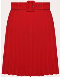 Dalood - Belted Pleated Mini Skirt - Lyst