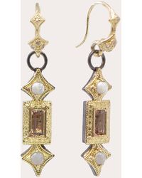 Armenta - Opal & Morganite Drop Earrings - Lyst