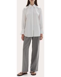 JOAEN - Lowell Italian Cotton Button-Up Top - Lyst