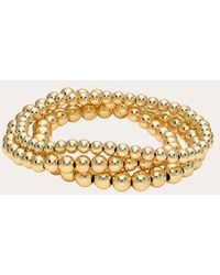 Zoe Lev - Gold Beaded Bracelet Set - Lyst