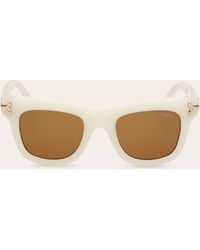 Emilio Pucci - White & Brown Square Sunglasses - Lyst