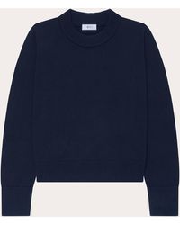With Nothing Underneath - Devon Cotton Crewneck Sweater - Lyst