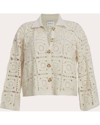 Eleven Six - Tasha Crocheted Crop Jacket - Lyst