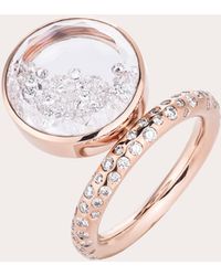Moritz Glik - Diamond & 18K Rose Bambole Shaker Ring 18K - Lyst