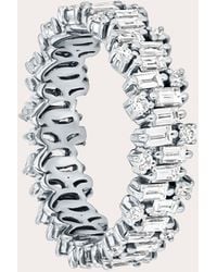 Suzanne Kalan - Classic Diamond Shimmer Eternity Band Ring - Lyst
