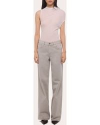 Helmut Lang - Seamed Straight-Leg Wardrobe Jeans - Lyst