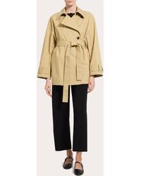 Theory - Double-Breasted Trench Jacket - Lyst