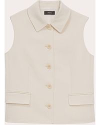 Theory - Tailored Vest Top - Lyst