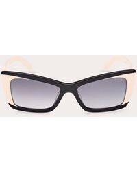 Emilio Pucci - Black & White Geometric Sunglasses - Lyst