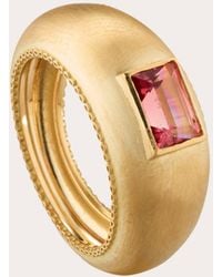 Elizabeth Moore - Tourmaline & 18K Infinity Bubble Ring - Lyst