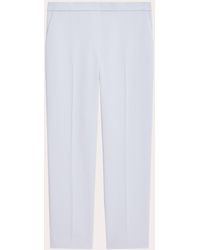 Theory - Treeca Crepe Cropped Pull-On Pants - Lyst