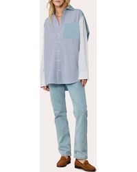 With Nothing Underneath - Chessie Chambray Shirt - Lyst
