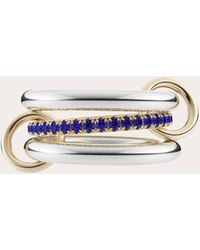 Spinelli Kilcollin - Libra Bleu Petite Two-tone Linked Ring - Lyst