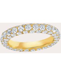 Graziela Gems - 18k 3-sided Diamond Band Ring - Lyst