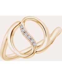 Natori - Shangri-La 14K Diamond Yin-Yang Ring - Lyst