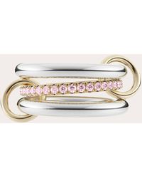 Spinelli Kilcollin - Women's Libra Pastel Petite Two-tone Linked Ring - Lyst