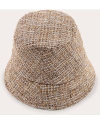 Eugenia Kim - Yuki Tweed Bucket Hat Polyester - Lyst