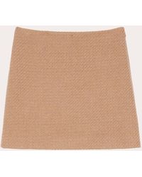 Theory - Tweed High-waist Mini Skirt - Lyst