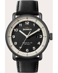 Shinola - Canfield C56 43mm Leather-strap Watch - Lyst