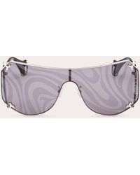 Emilio Pucci - Swirl Fishtail Ep0209 Shield Sunglasses - Lyst