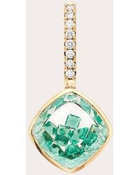Moritz Glik - Emerald & Diamond Naipe Shaker Pendant 18K - Lyst