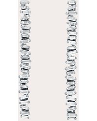 Suzanne Kalan - Classic Diamond Savannah Midi Drop Earrings - Lyst
