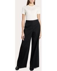 Theory - Good Linen High-Rise Wide-Leg Trousers - Lyst