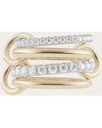 Spinelli Kilcollin - Diamond & 18K Two-Tone Halley Ring - Lyst