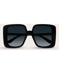 Gucci - 80s Monocolor 55mm Butterfly Sunglasses - Lyst