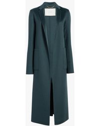 Adam Lippes Women's Zibelline Cashmere Menswear Coat - Green