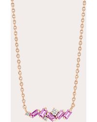 Suzanne Kalan - Frenzy Sapphire Mini Bar Pendant Necklace - Lyst