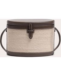 Hunting Season - The Leather Fique Round Trunk Bag - Lyst