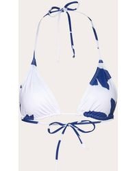 Verde Limon - Moa Palms Triangle Bikini Top - Lyst