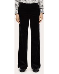 Theory - Demitria Pressed Flare Pants - Lyst