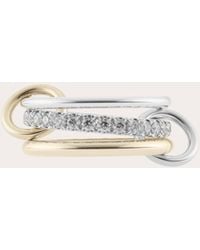 Spinelli Kilcollin - Diamond & 18K Two-Tone Petunia Ring - Lyst