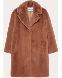 Stand Studio - Camille Faux-fur Cocoon Coat - Lyst
