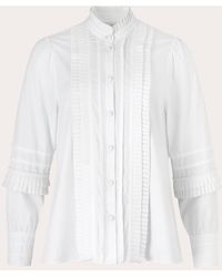 E.L.V. Denim - E. L.v. Denim Marnie Pintucked Shirt - Lyst
