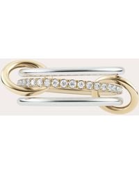 Spinelli Kilcollin - Diamond & 18K Two-Tone Sonny Ring - Lyst