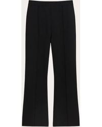 Theory - Compact Crepe Knit Cropped Flare Pants - Lyst
