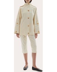 JOAEN - Sara Cotton Oversized Trench Jacket - Lyst