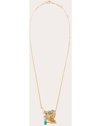 Yvonne Léon - Emerald & 18k Two-tone Tangled Pendant Necklace - Lyst