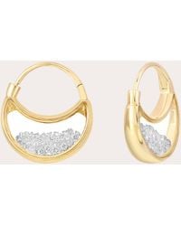 Moritz Glik - Diamond & 18K Purses Shaker Hoop Earrings - Lyst