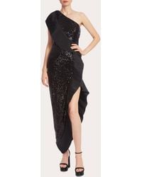 ONE33 SOCIAL - Mercer Sequin Pleated Ruffle Gown - Lyst