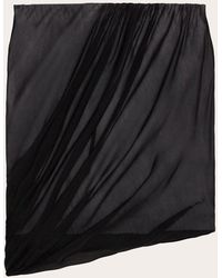 Helmut Lang - Silk Bubble Skirt - Lyst