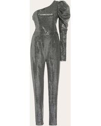 SemSem - Women's One-sleeve Sequin Jumpsuit - Lyst
